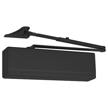 Sargent Manual, Hydraulic, 351 Surface Door Closers, Door Closer, Heavy Duty Interior and Exterior, Black 351-UO TB ED